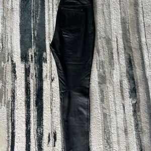 SPANX Faux Leather Jegging, Size Large